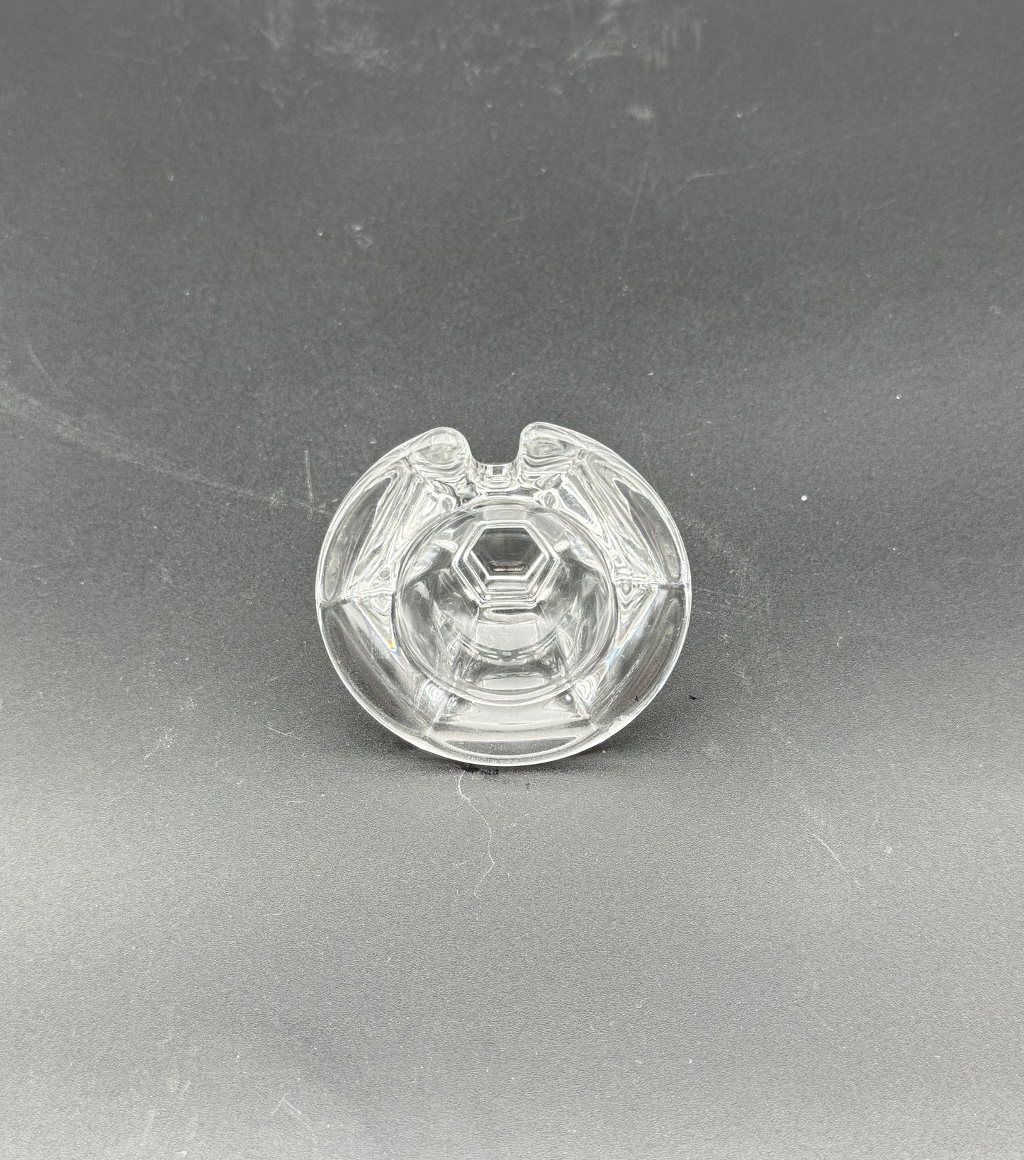 Baccarat Crystal Jam Jar with Lid France Clear Cut Glass