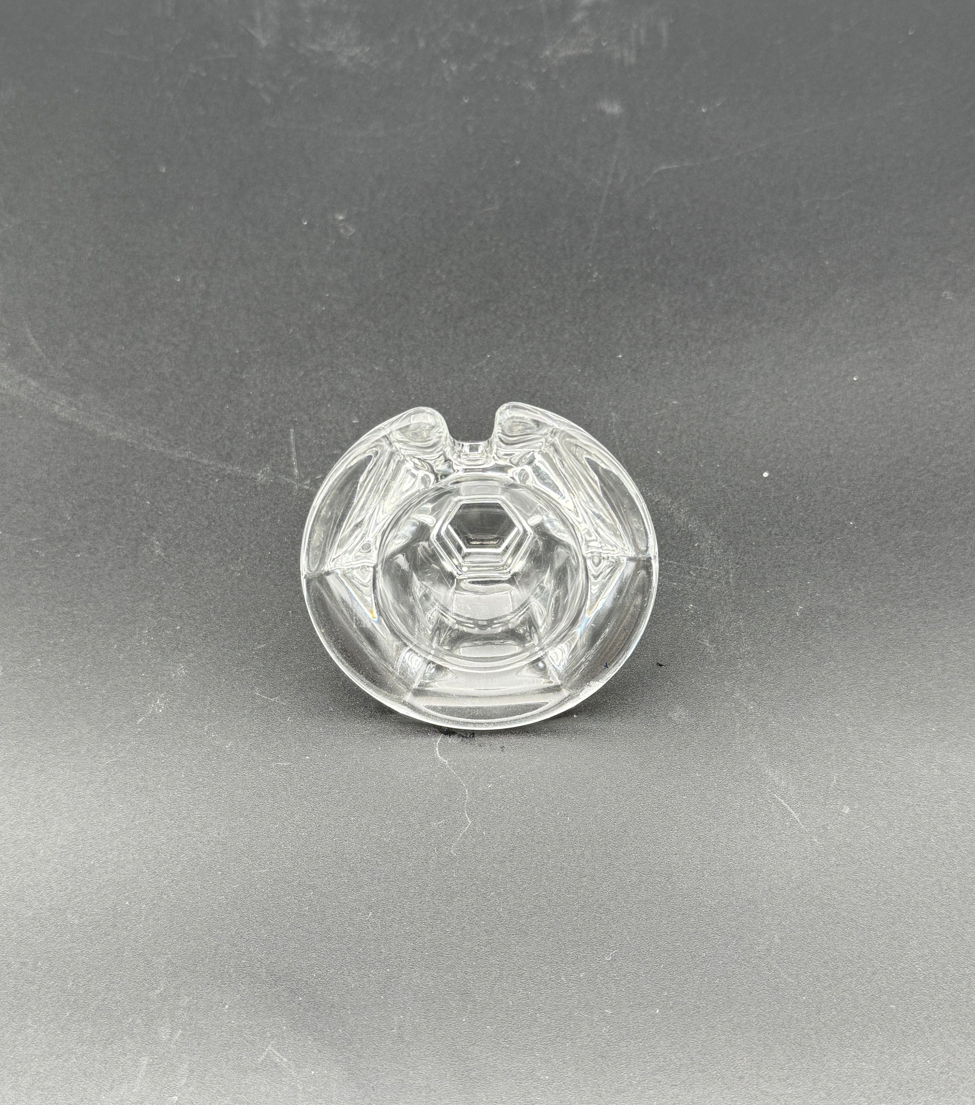 Baccarat Crystal Jam Jar with Lid France Clear Cut Glass