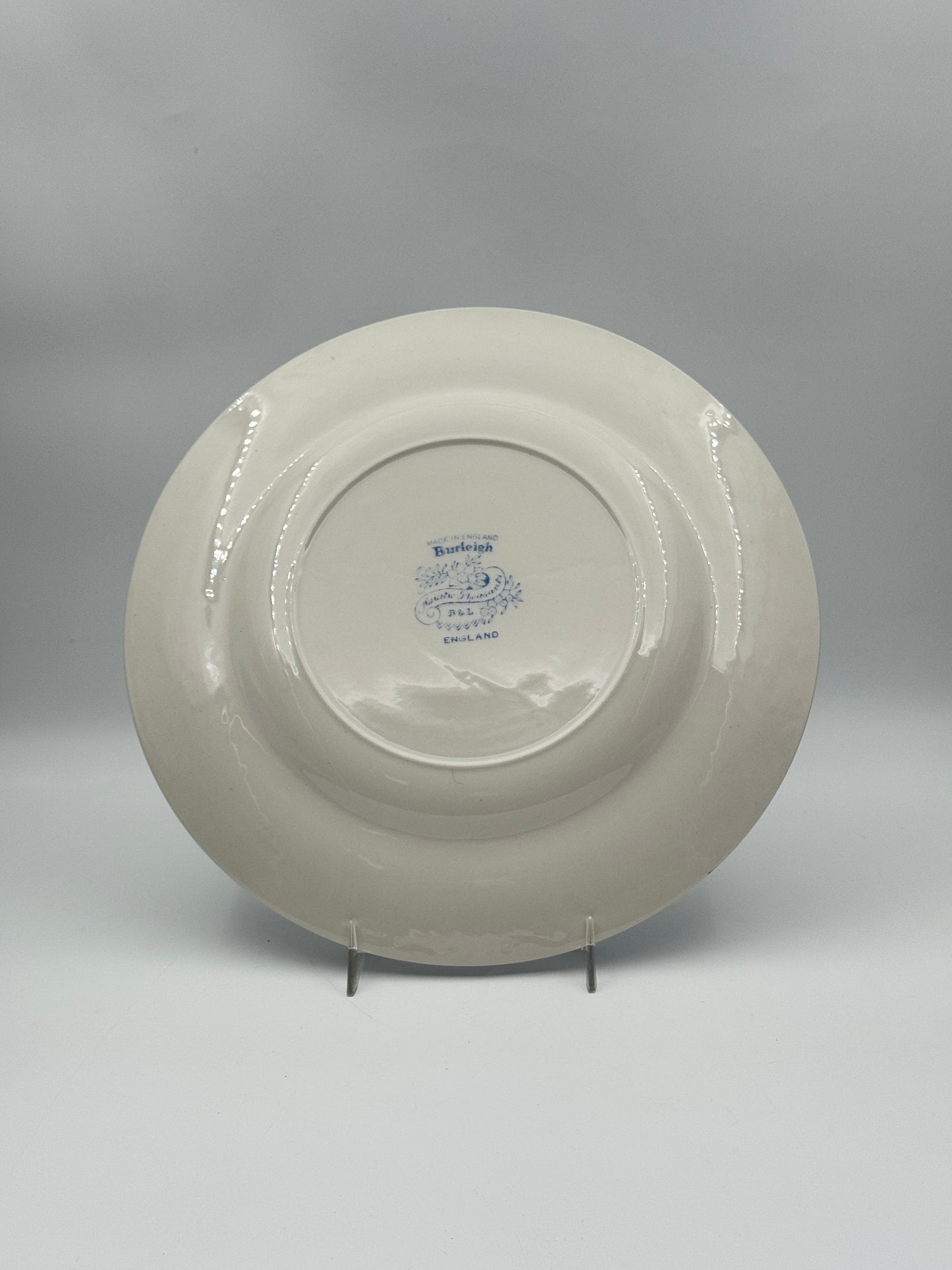 Set of 8 Burleigh Plates, Asiatic Pheasants Pattern, England – 4 Dinner & 4 Dessert
