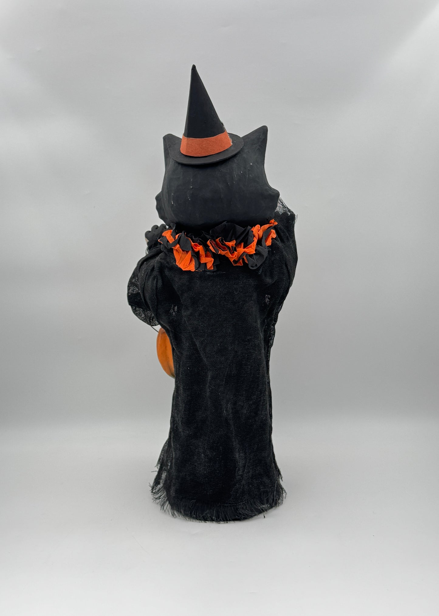 Bethany Lowe Scaredy Cat Ghoul – Halloween Paper Mache Figure