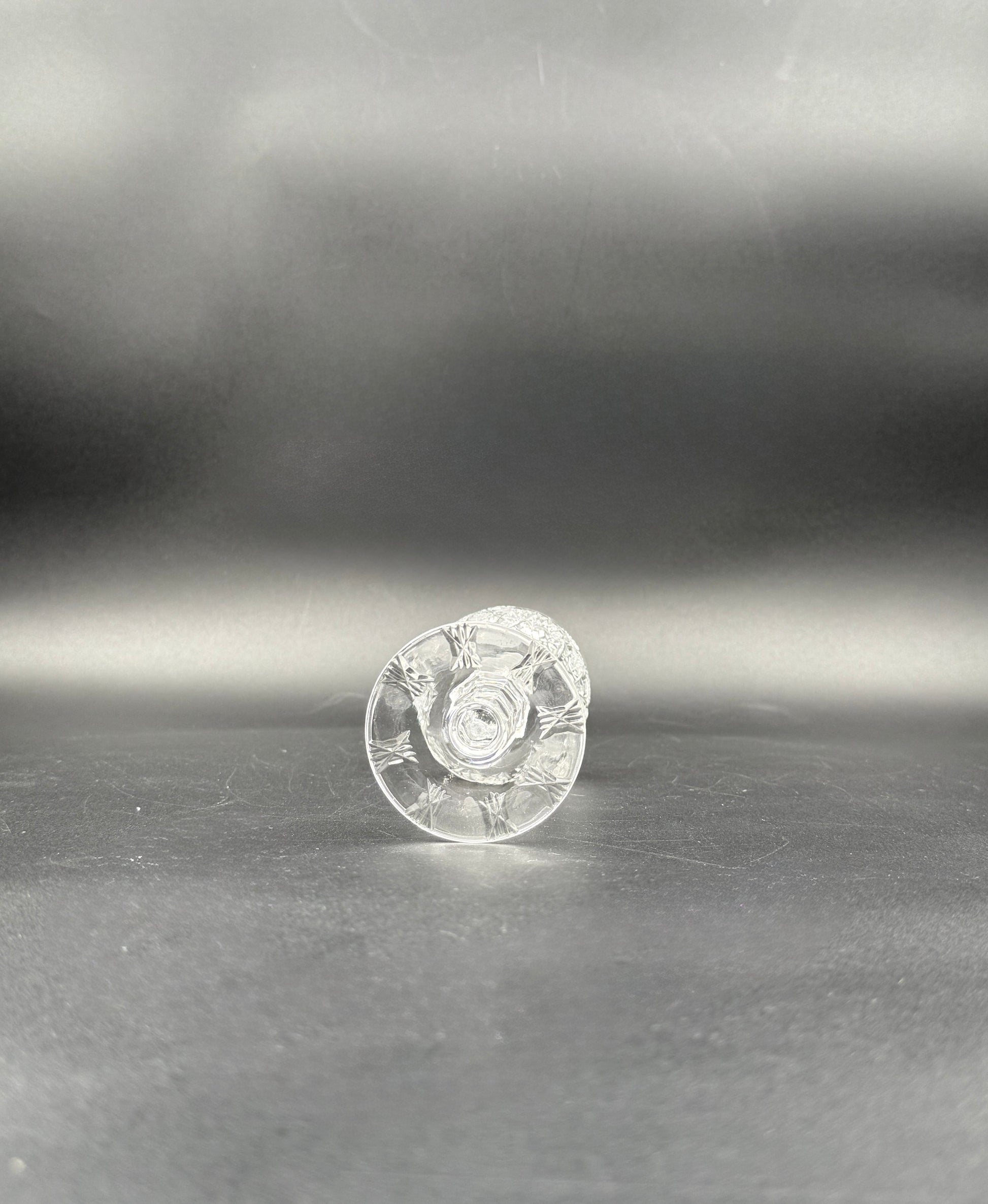 Beyer German Cut Crystal Decanter Set – 7-Piece with Stopper & Glasses