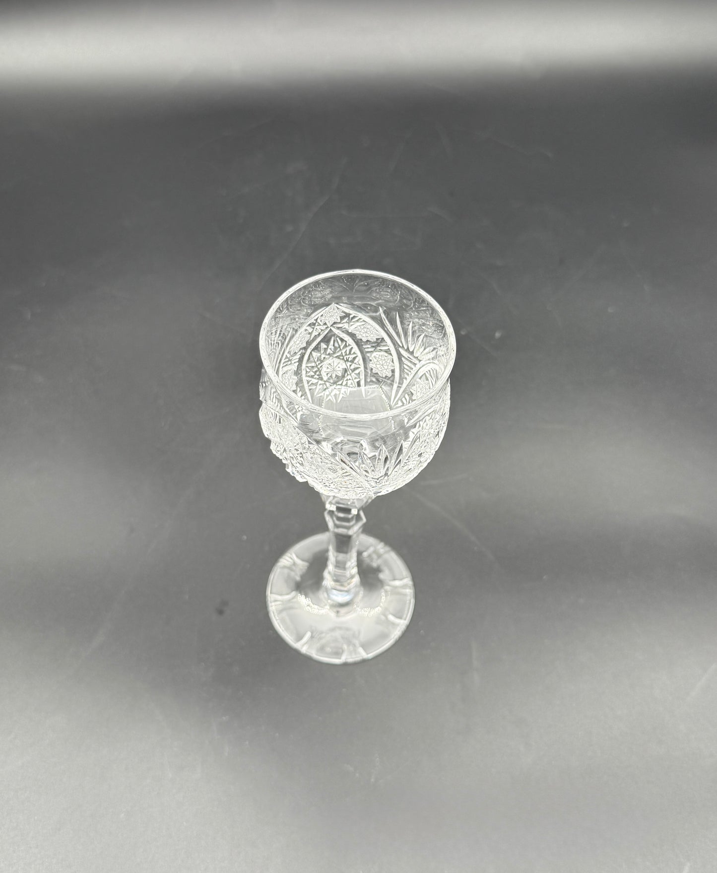 Beyer German Cut Crystal Decanter Set – 7-Piece with Stopper & Glasses