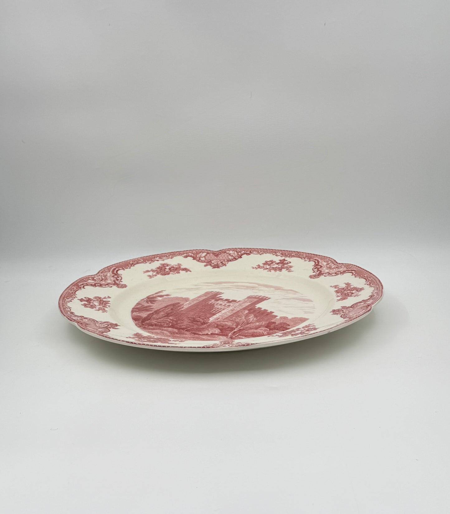 Johnson Bros. Old Britain Castles Platter – Round Stafford Castle