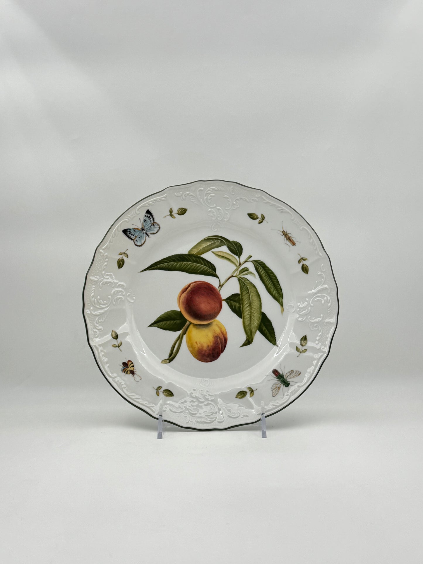 Set of 5 Anna Weatherley Fruit Plates – Hand-Painted Hungary