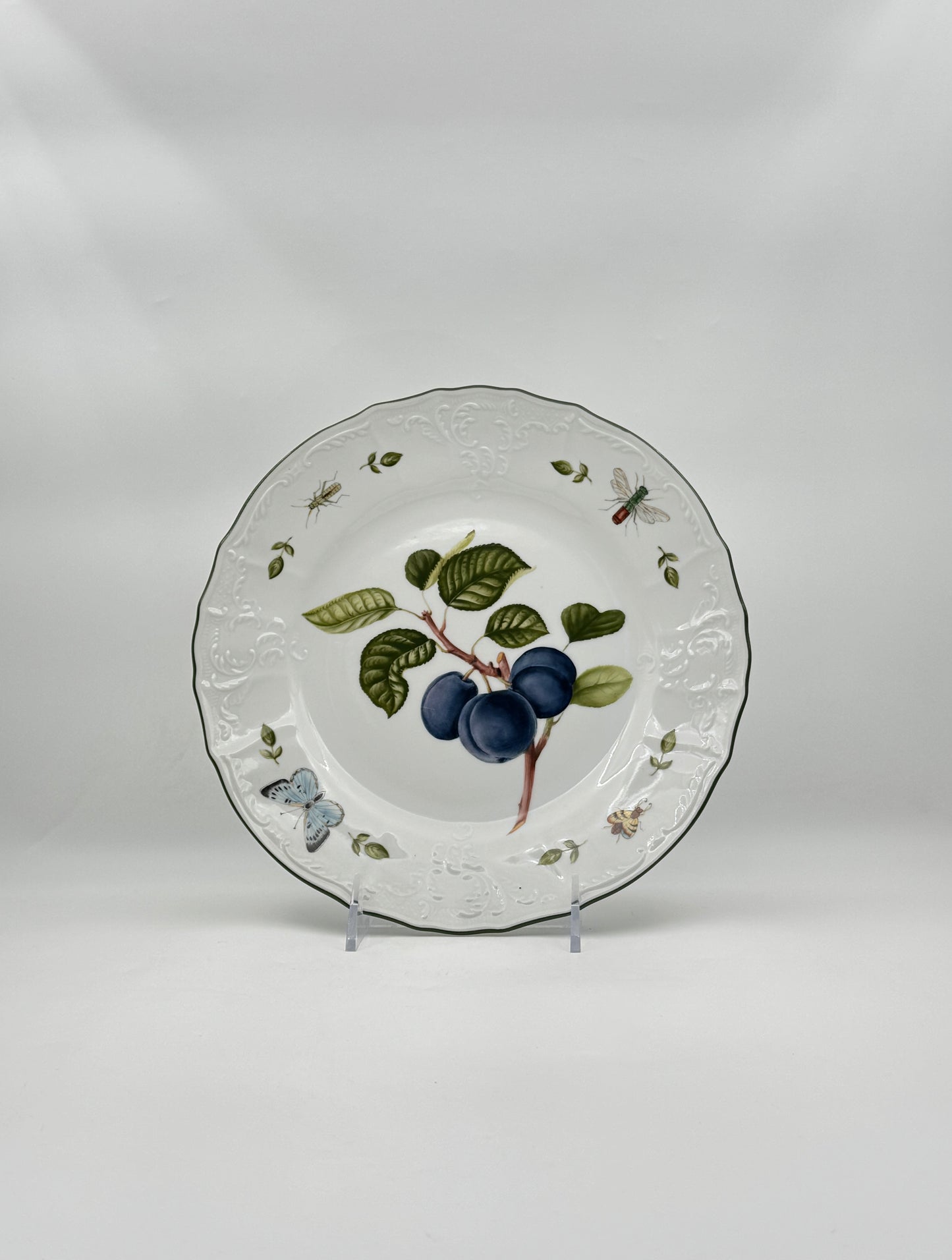 Set of 5 Anna Weatherley Fruit Plates – Hand-Painted Hungary