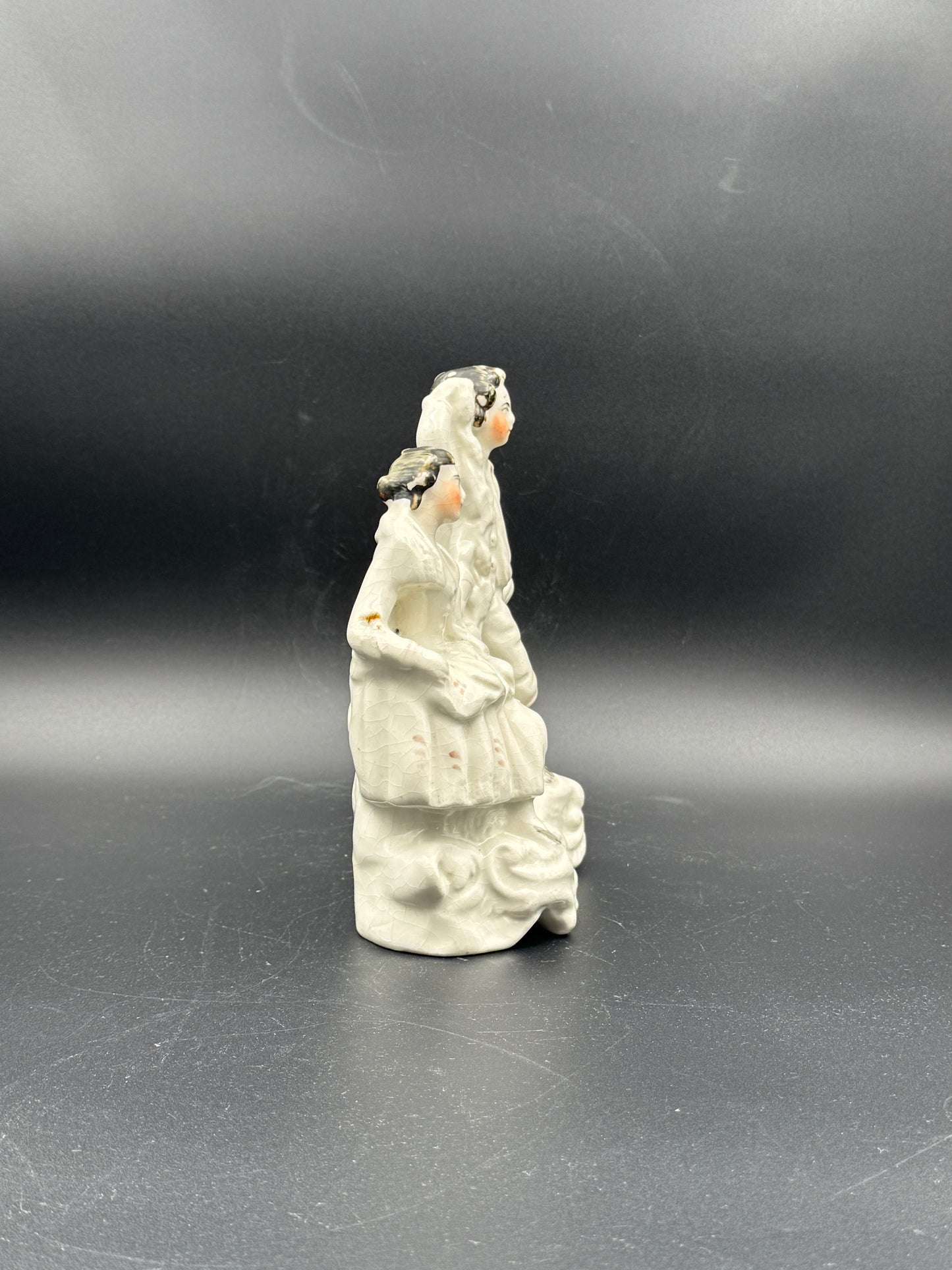 Staffordshire Porcelain Figurine – Couple in 18th Century Attire