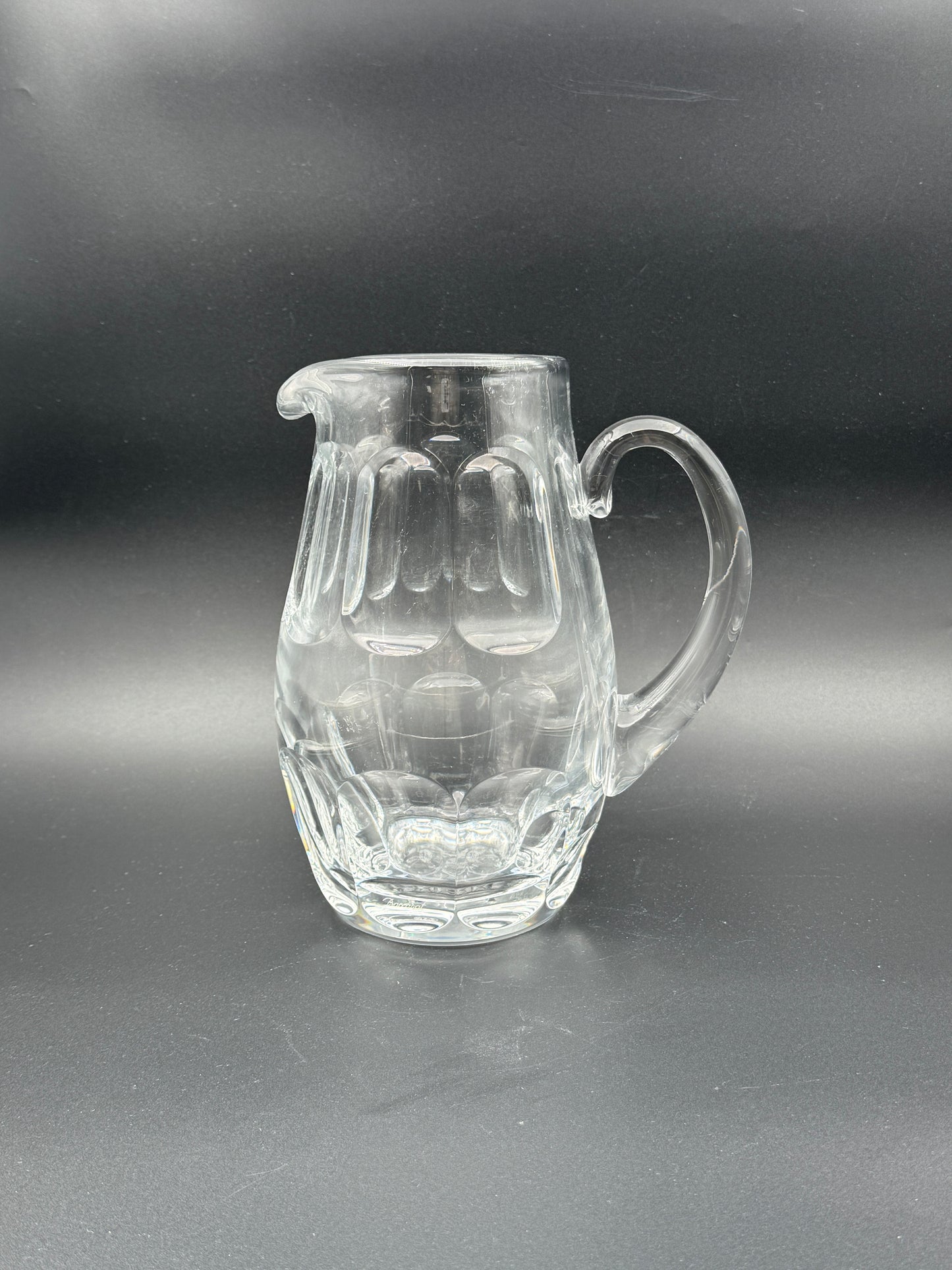 Baccarat "Harcourt" Cut Crystal Pitcher – France