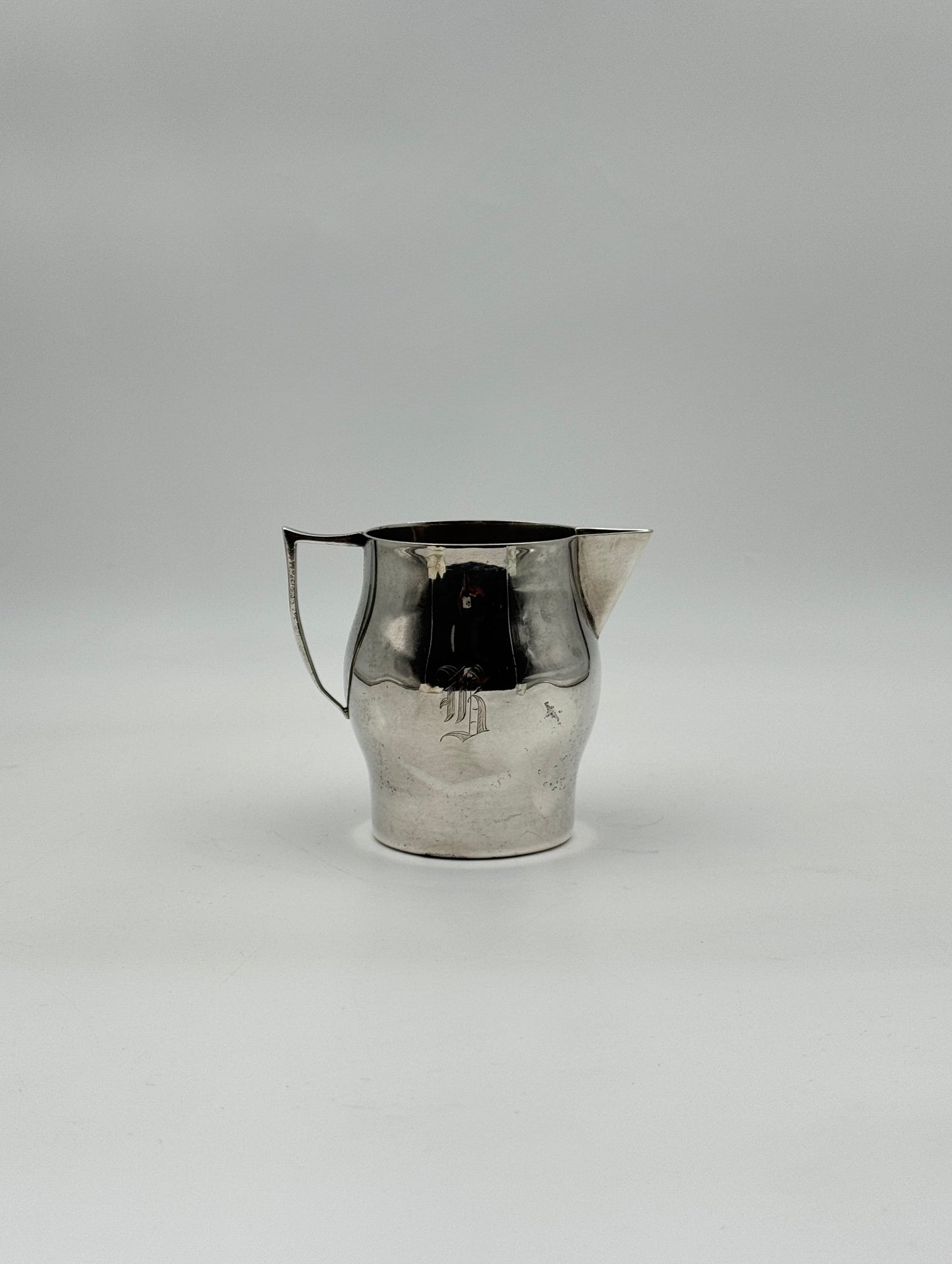 Sterling Silver Creamer – F.B. Rogers Silver Co., Monogrammed