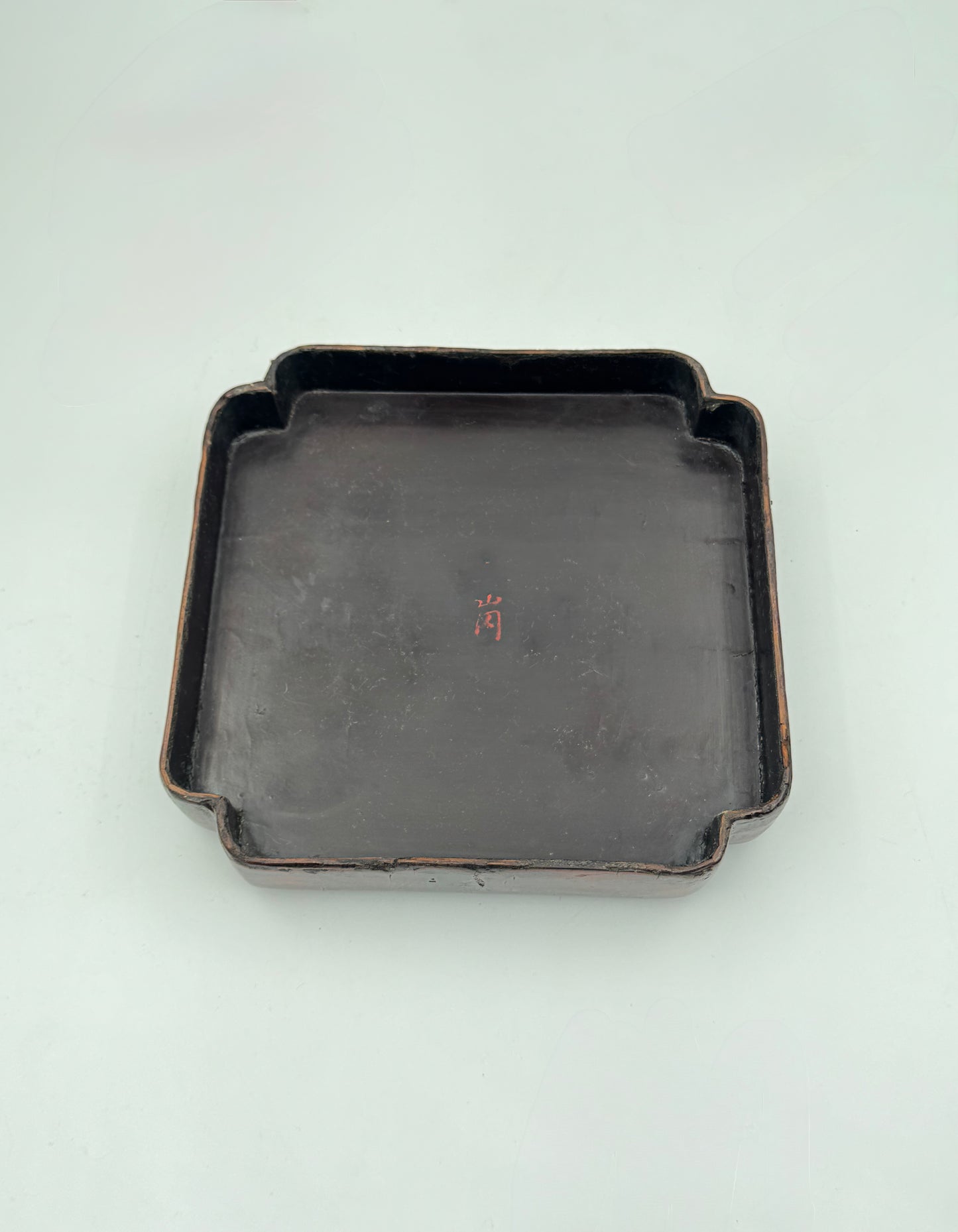 Chinese Red Lacquer Stacked Tea Box with Handle