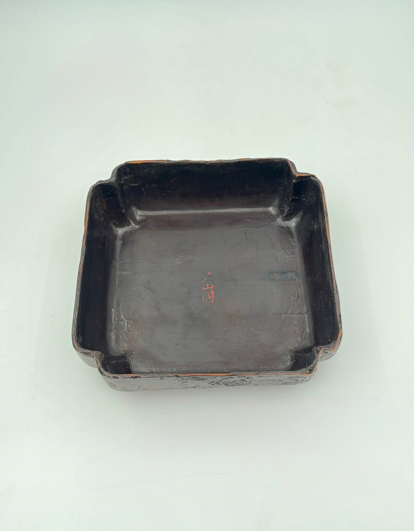 Chinese Red Lacquer Stacked Tea Box with Handle