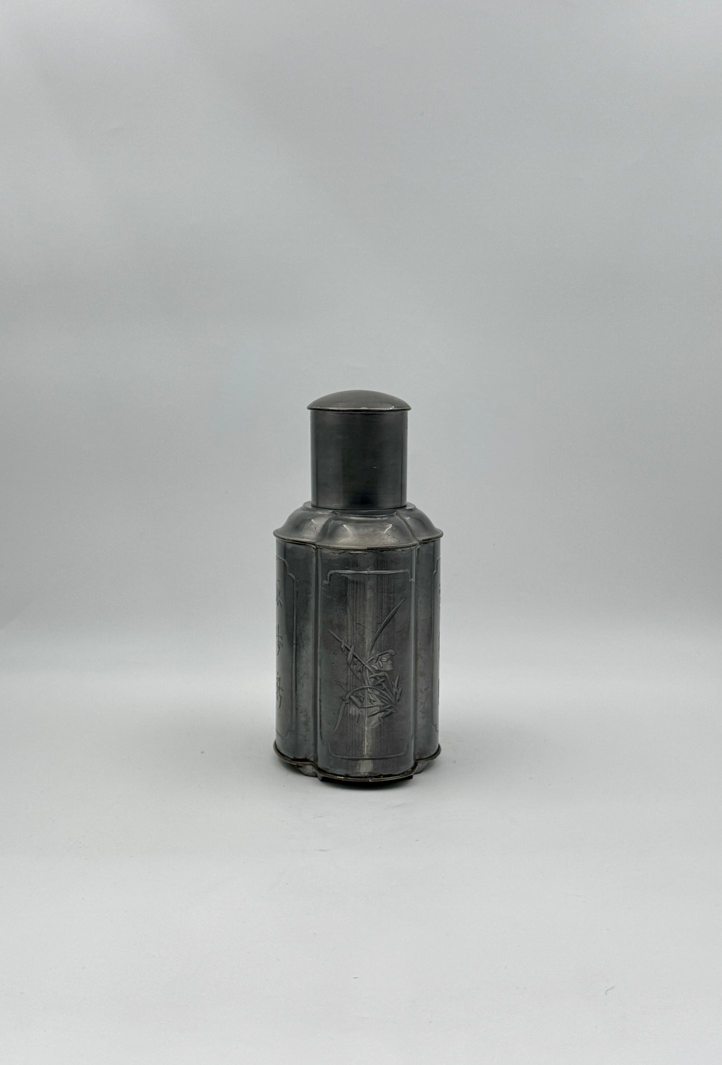 Chinese Pewter Tea Caddy – Hong Kong