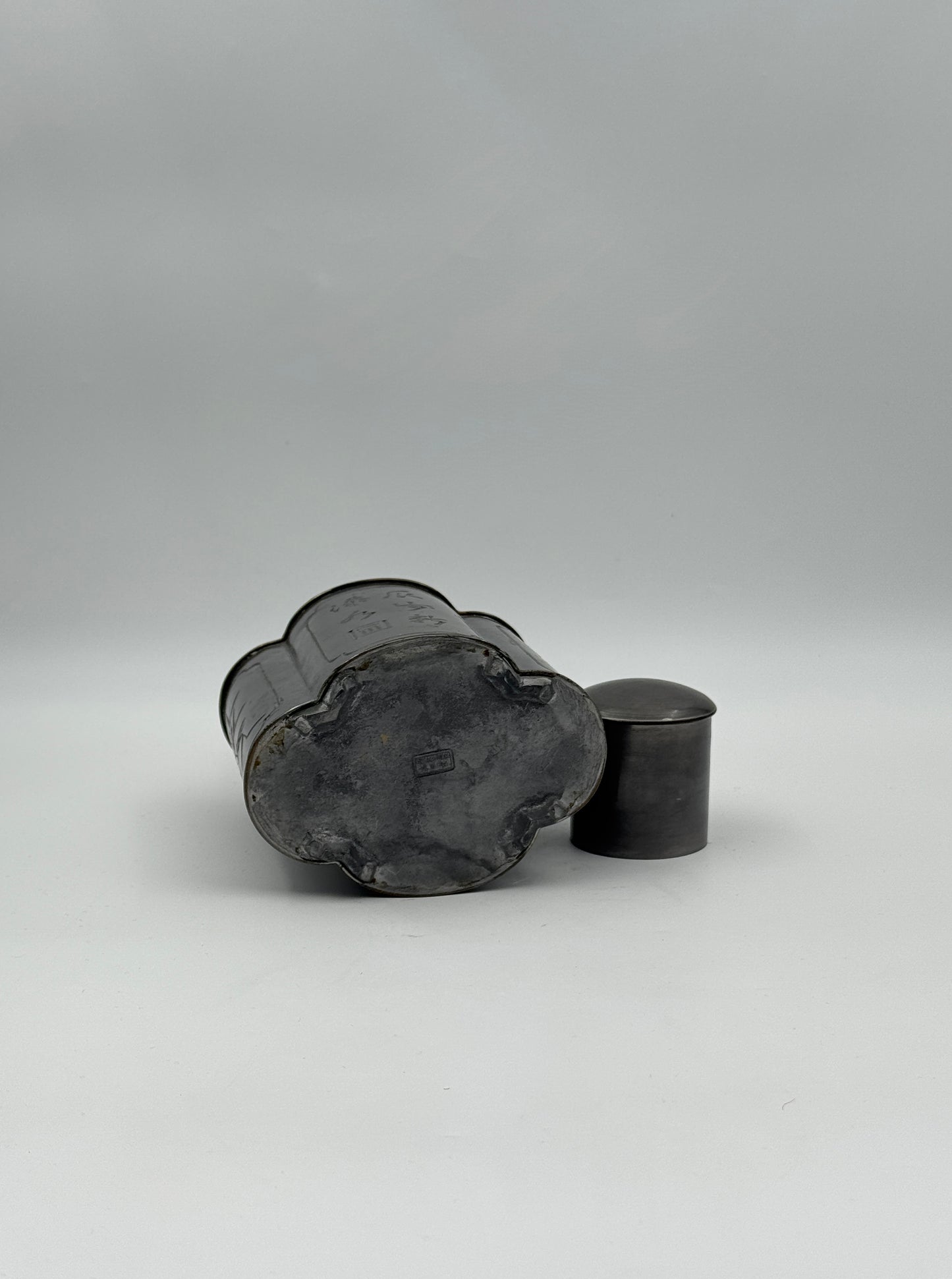 Chinese Pewter Tea Caddy – Hong Kong