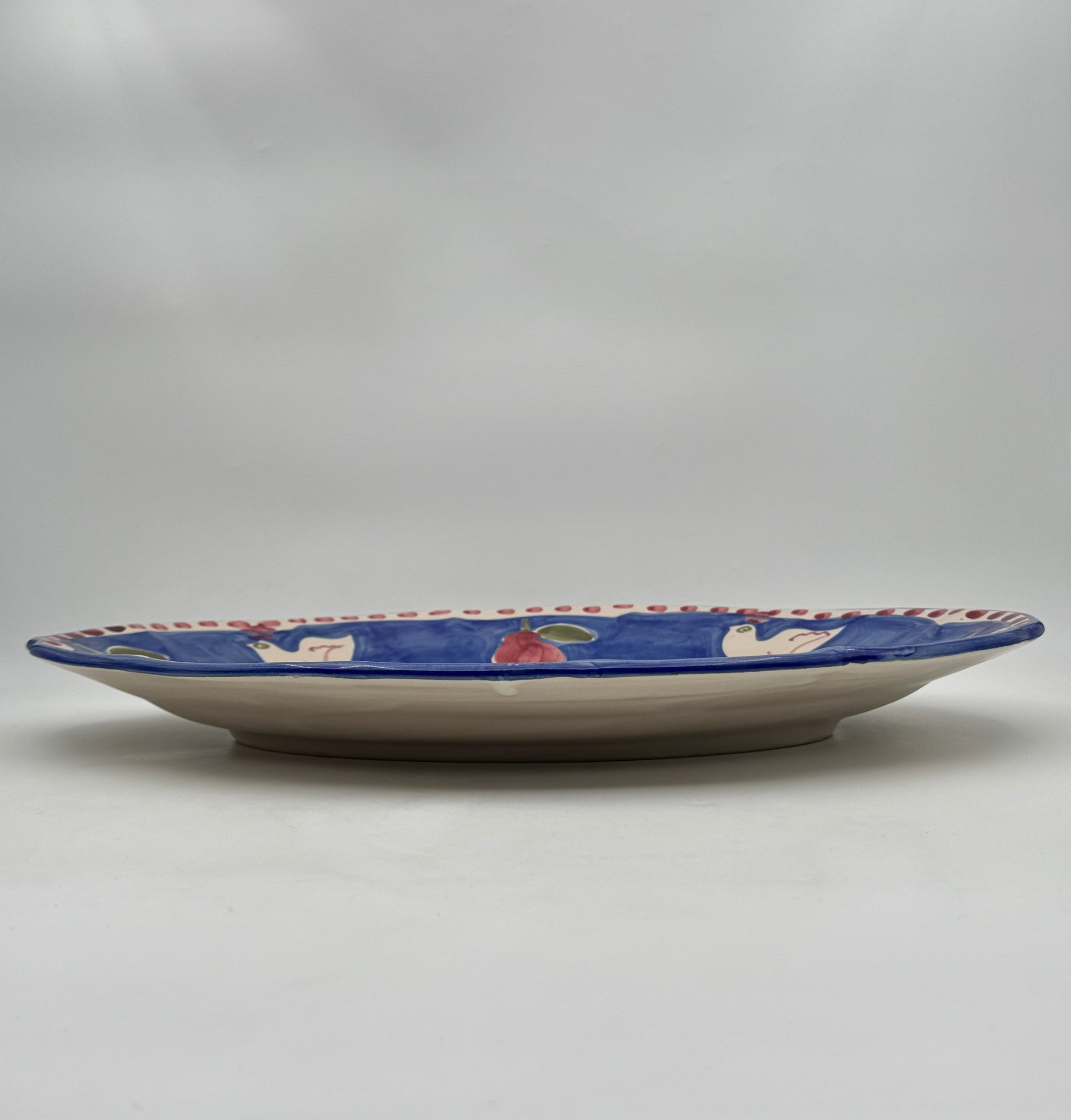 Ceramica Artistica Solimene Hand-Painted Earthenware Platter – Italy 