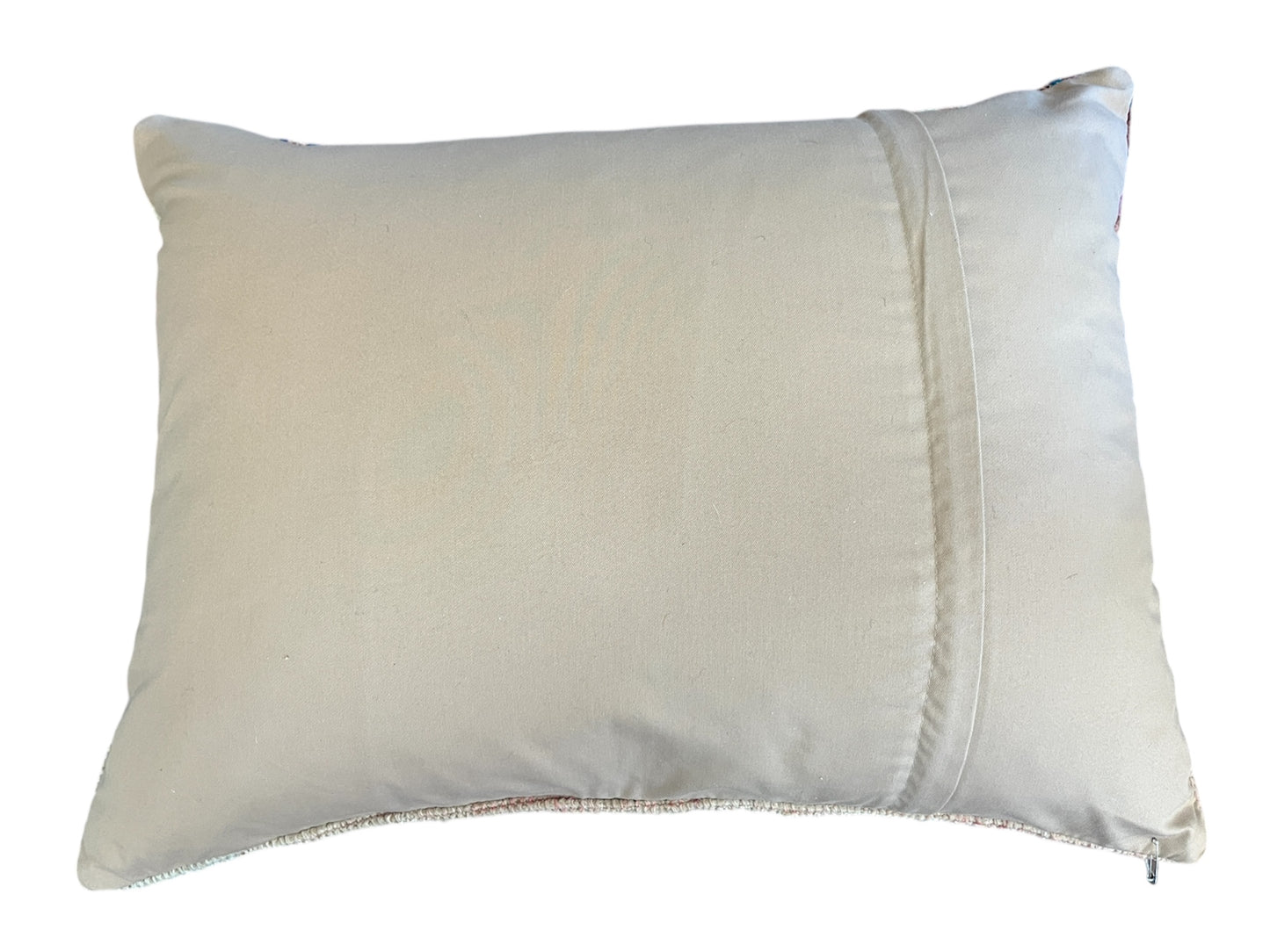 Antique Carpet Fragment Pillow – Down Filled – 18" x 24"