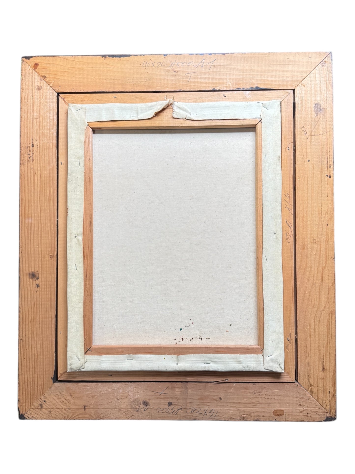 Oil on Canvas French Village Street Scene Original Signed Artwork