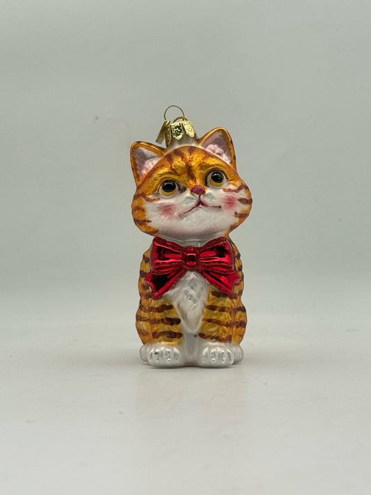 Kurt S. Adler Orange Tabby Cat Ornament