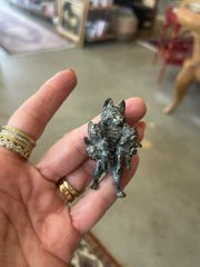 Vienna Austria Cold Painted Mother Cat Carrying Kittens Bronze Figurine