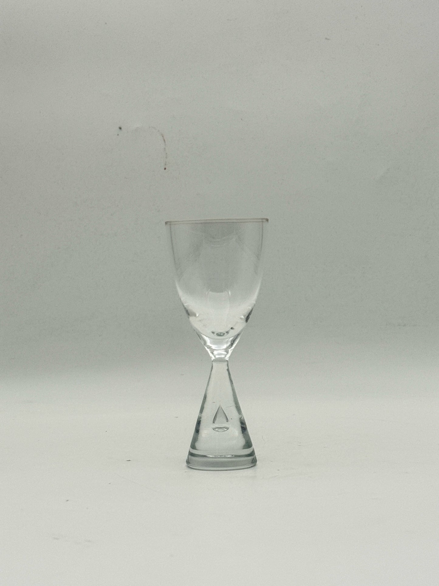 Midcentury "Princess" Scandinavian Crystal Sherry Glasses- Set Of 7