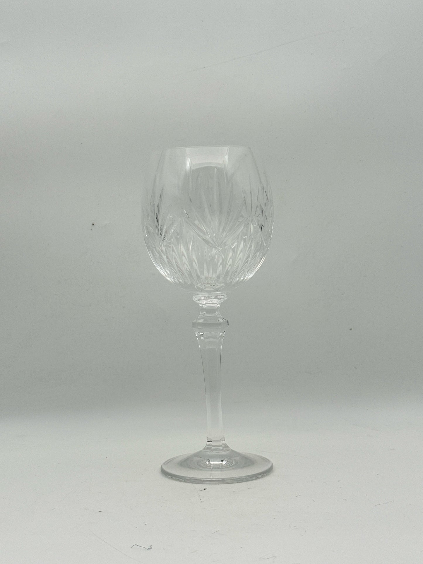 Gorham Crystal Red And White Wine Glasses- Set Of Four And Four