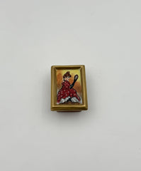 Limoges France Porcelain Trinket Box After Toulouse-Lautrec Painting