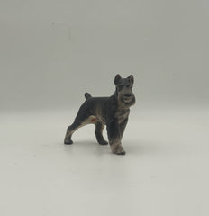 Vintage Schanuzer Dog Figurine