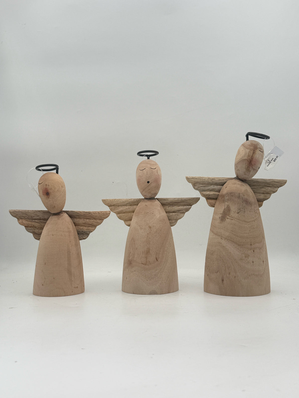 Singing Wood Angels- Set Of 3