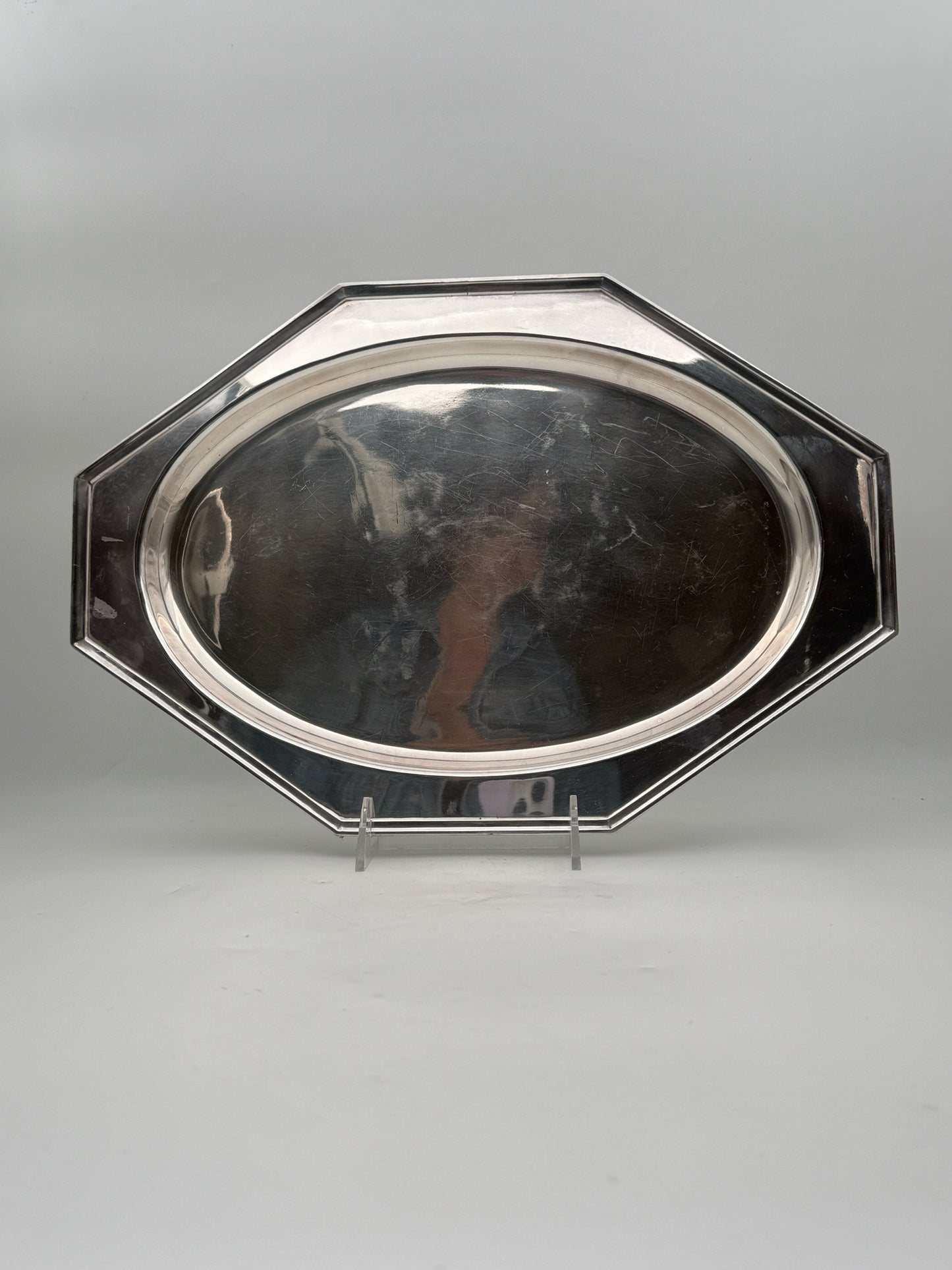 Sheffield Octagonal Silverplate Platter