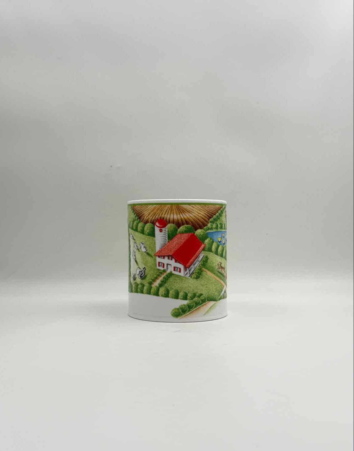 Tiffany Co 2000 Tiffany Farm Bone China Piggy Bank Decor