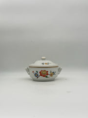Apilco Covered Floral Dish Made In France