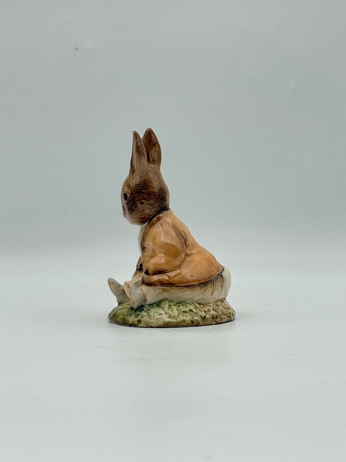Royal Albert Beatrix Potter Figurine- Benjamin Bunny Sat On A Bank
