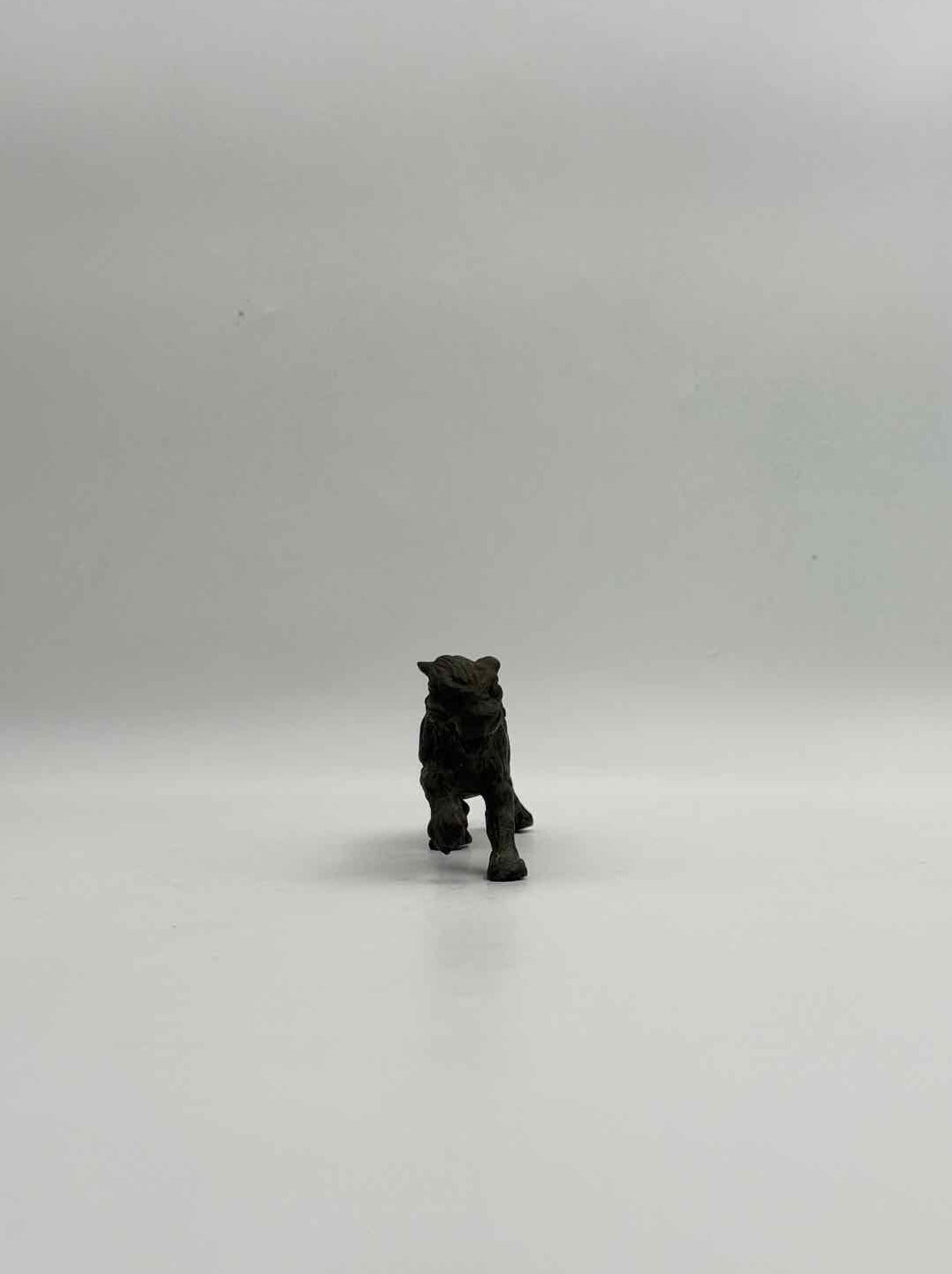 Vintage Bronze Tiger Figurine Large Cat Sculpture Animal Decor