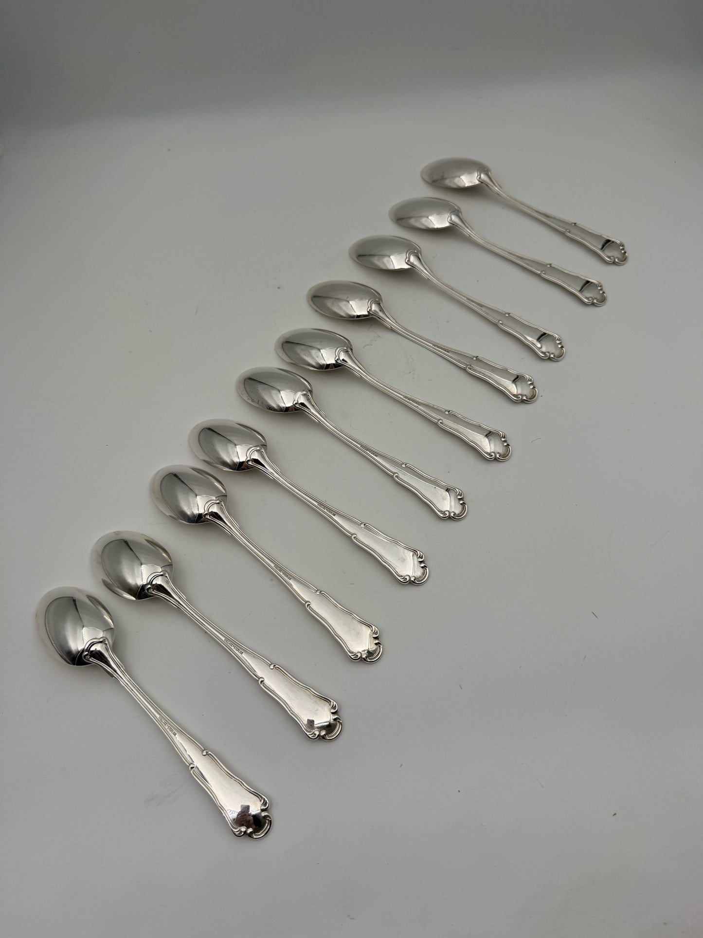 Wallace "Barocco" Sterling Silver 10 Person Flatware Set And 3 Serving Pieces- 53 Pieces