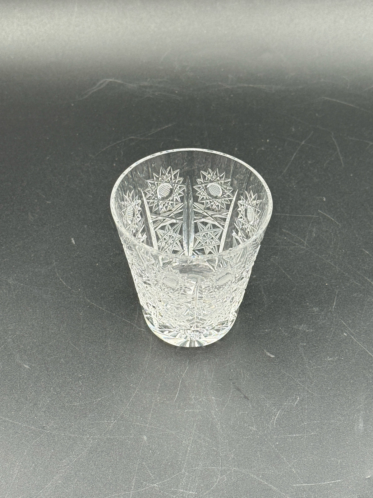Queen Lace Cut Crystal Juice Glasses- Set Of 8