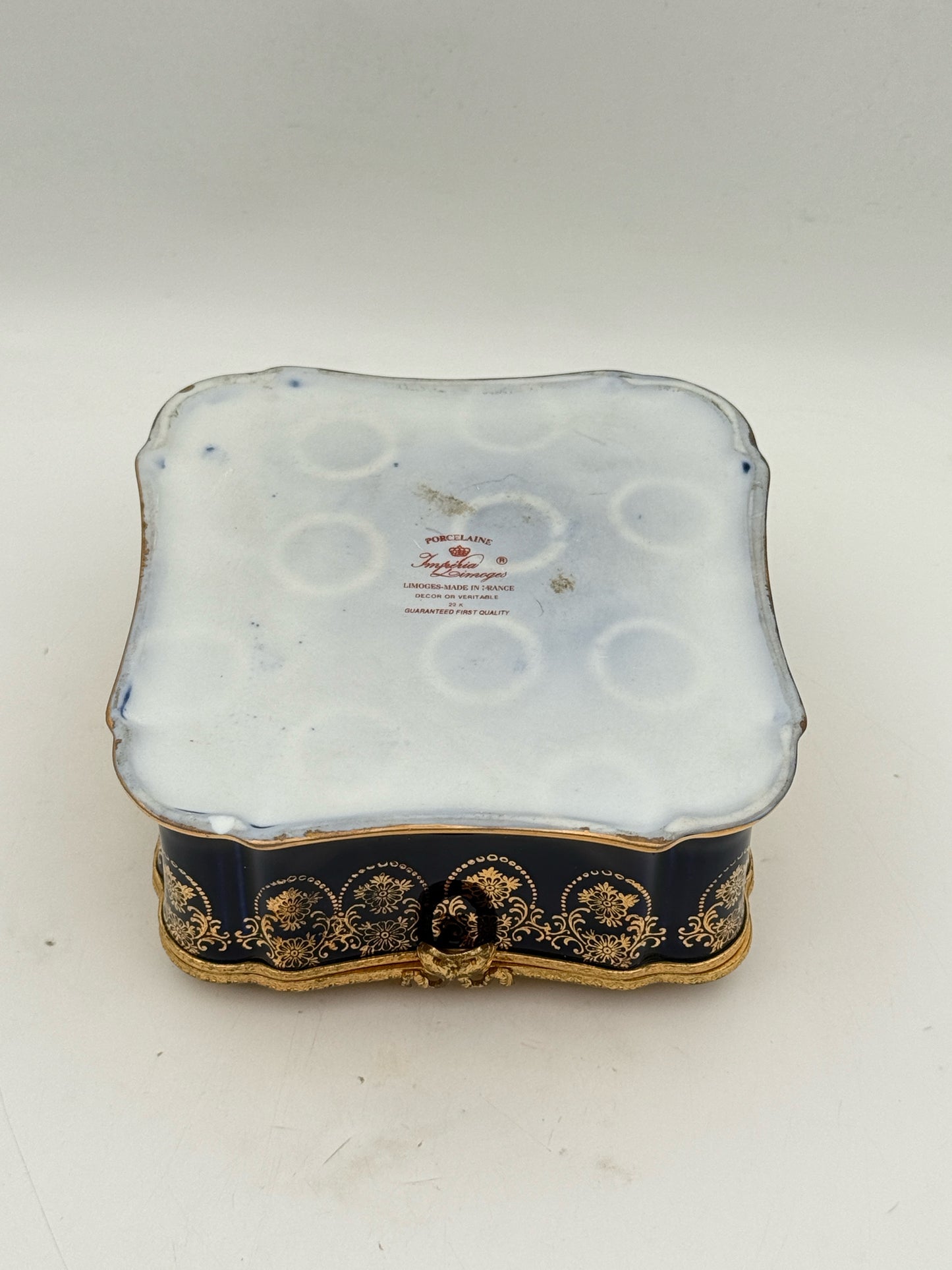 Imperial Limoges Courting Scene Box