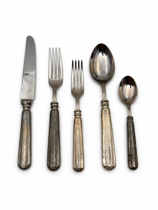 Williams Sonoma Alton Pewter Flatware- 30 Pieces