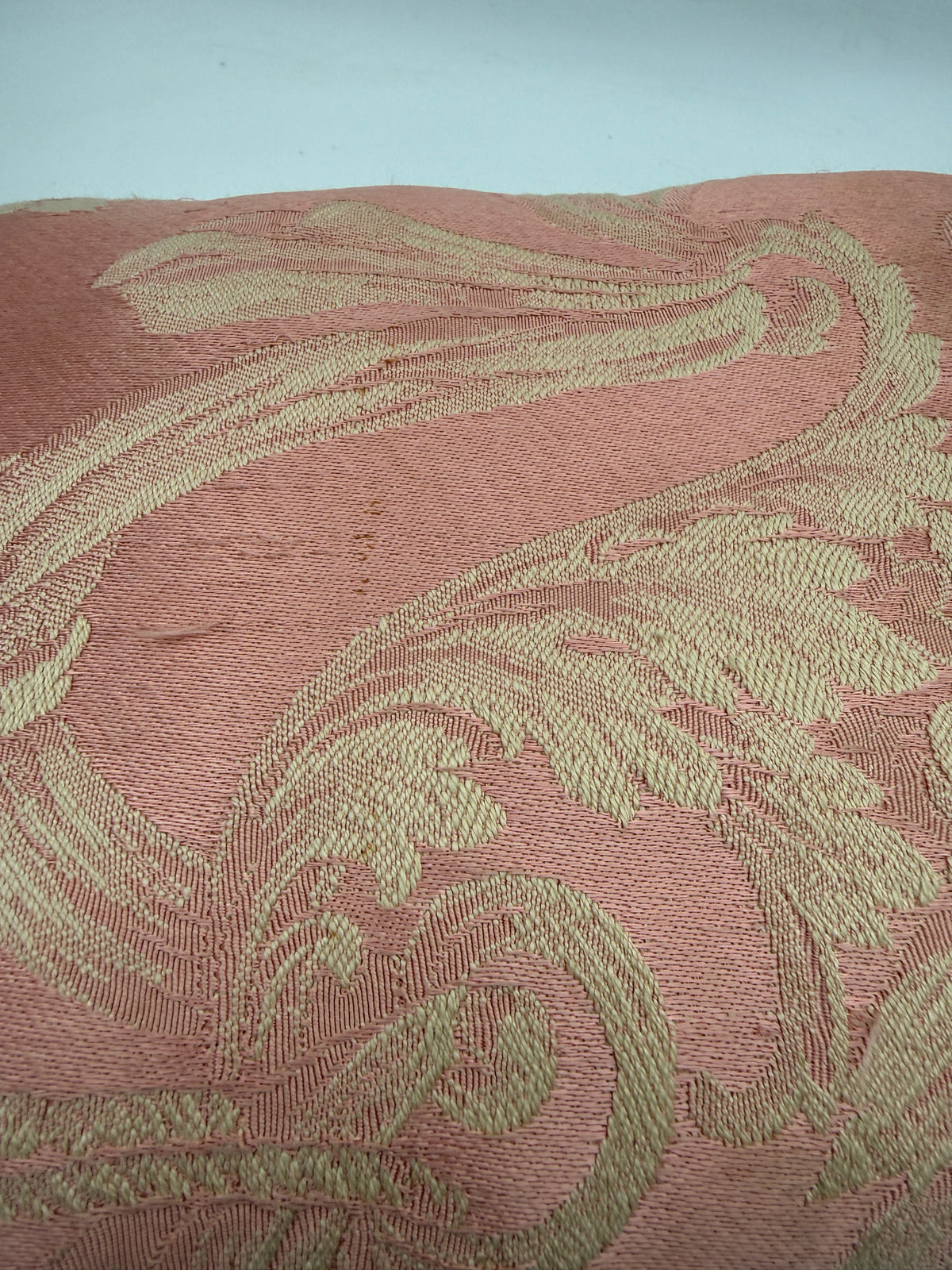 Needlepoint Rose Rectangular Pillow