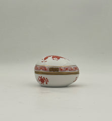 Herend Chinese Bouquet Egg Shaped Box