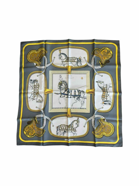 Hermes "Grand Apparat" Scarf By Jacques Eudel