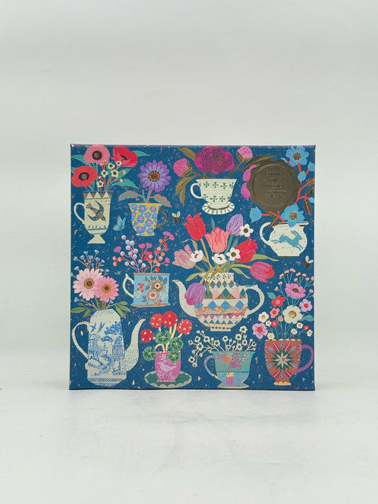Potted Teacups 500 Piece Foil Puzzle