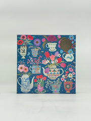 Potted Teacups 500 Piece Foil Puzzle