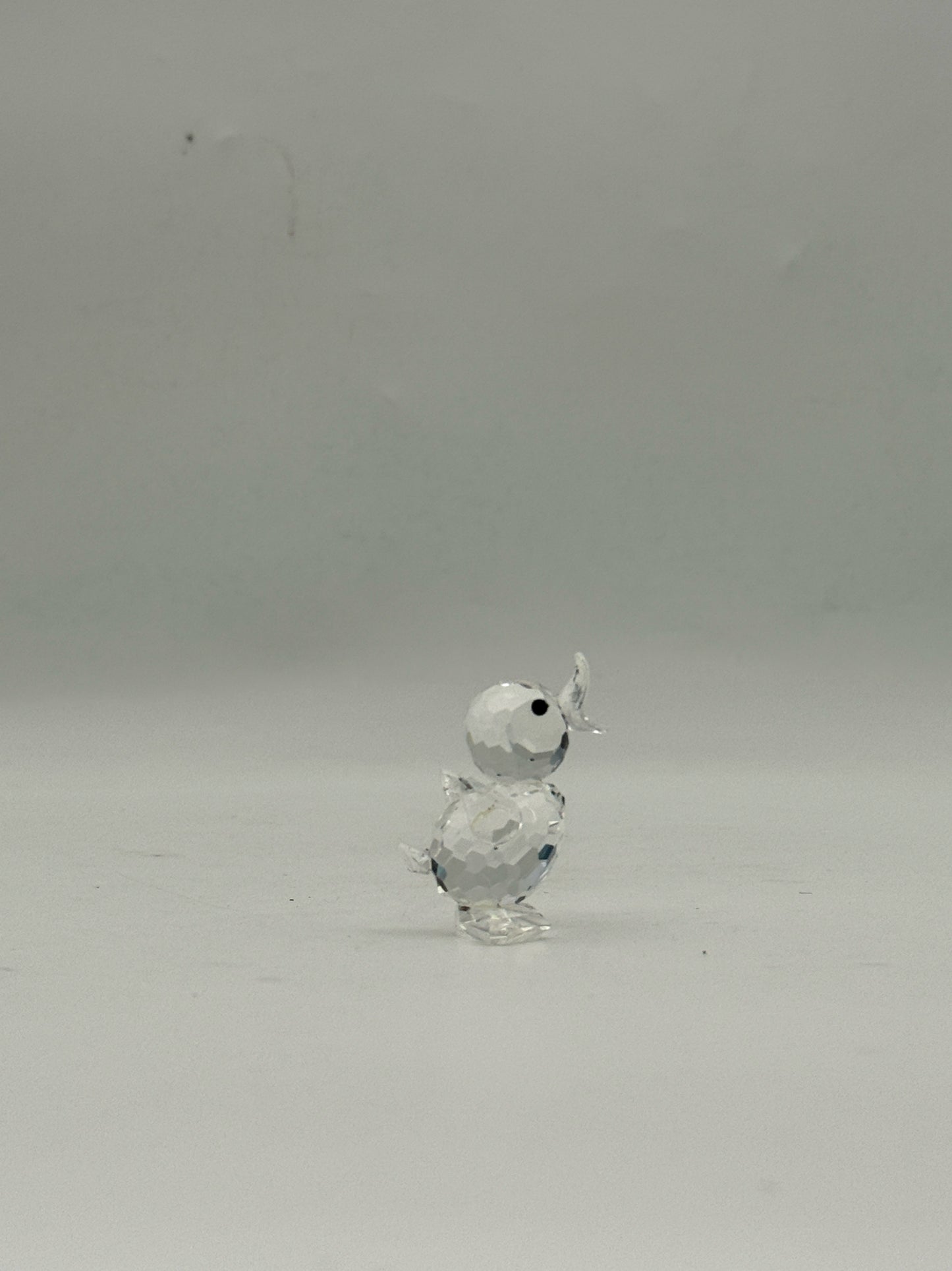 Swarovski Crystal Duck Chick Figurine In Box