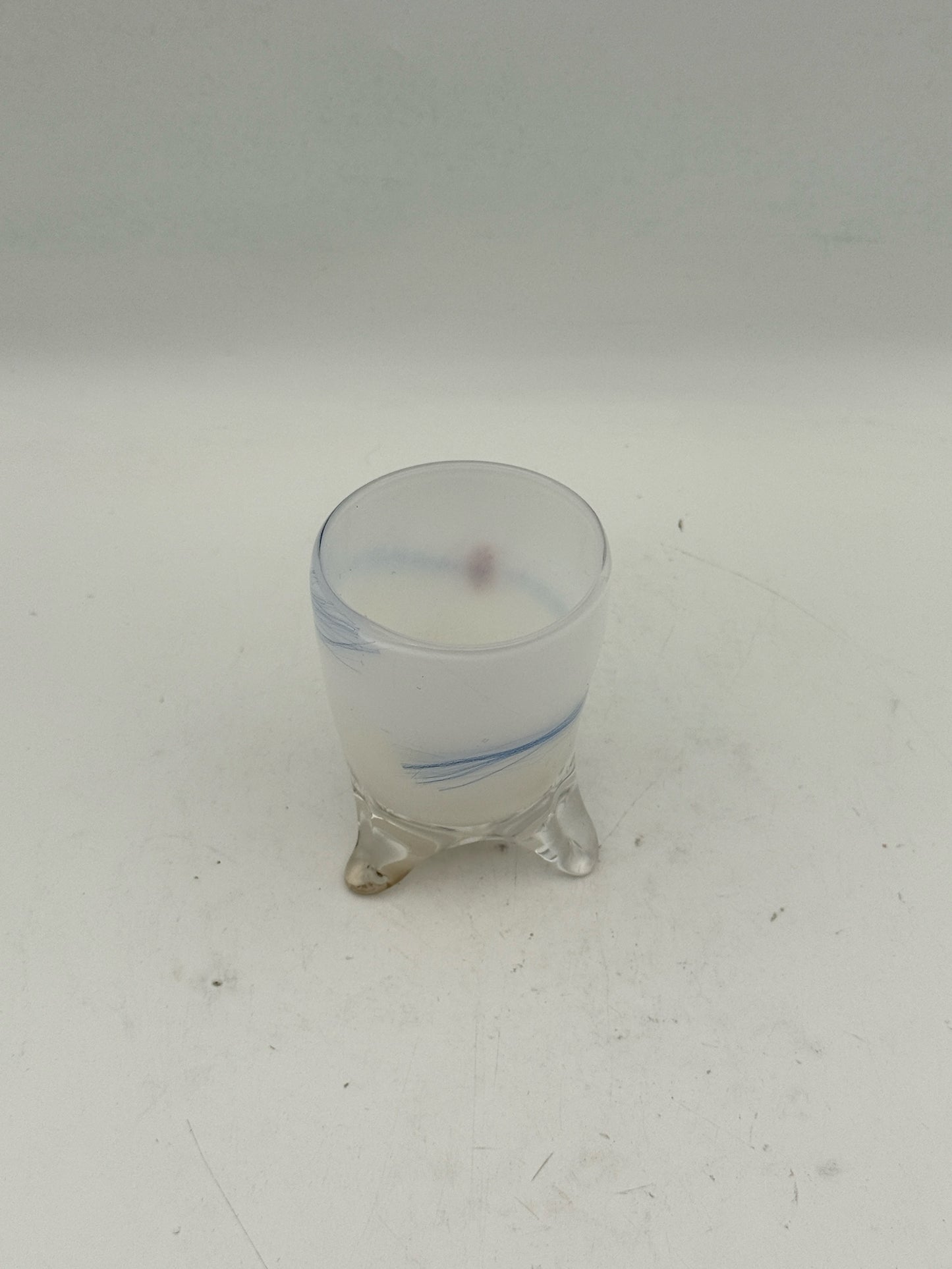 Pair Of Art Glass Tasting/Shot Glasses