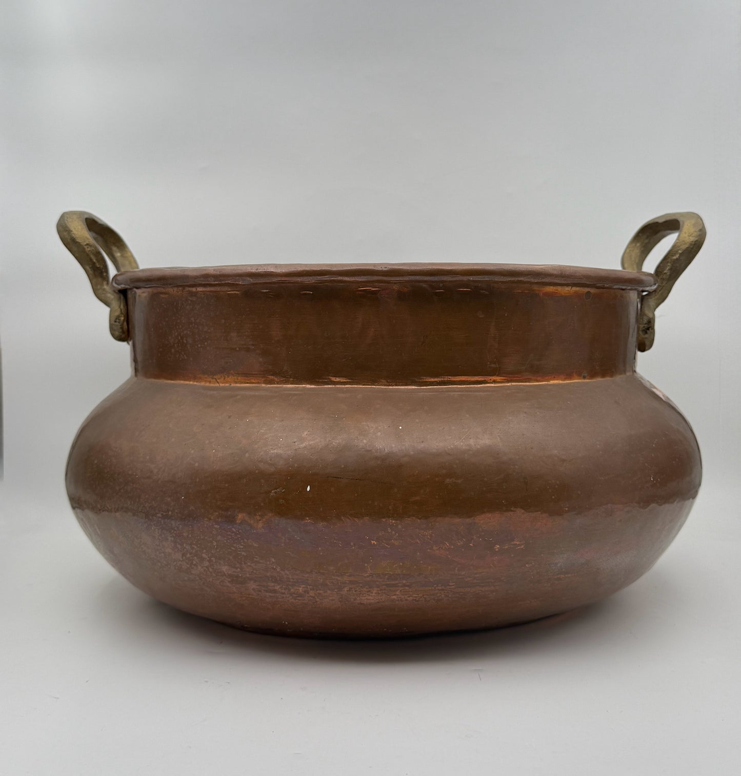 Large Copper Pot With Handles