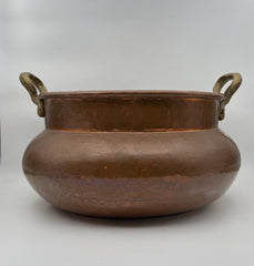 Large Copper Pot With Handles