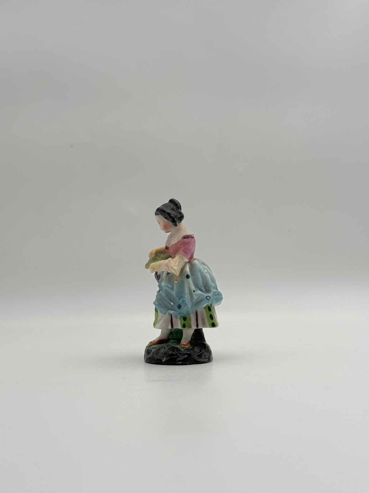 Antique Early 19th Century English Woman Figurine