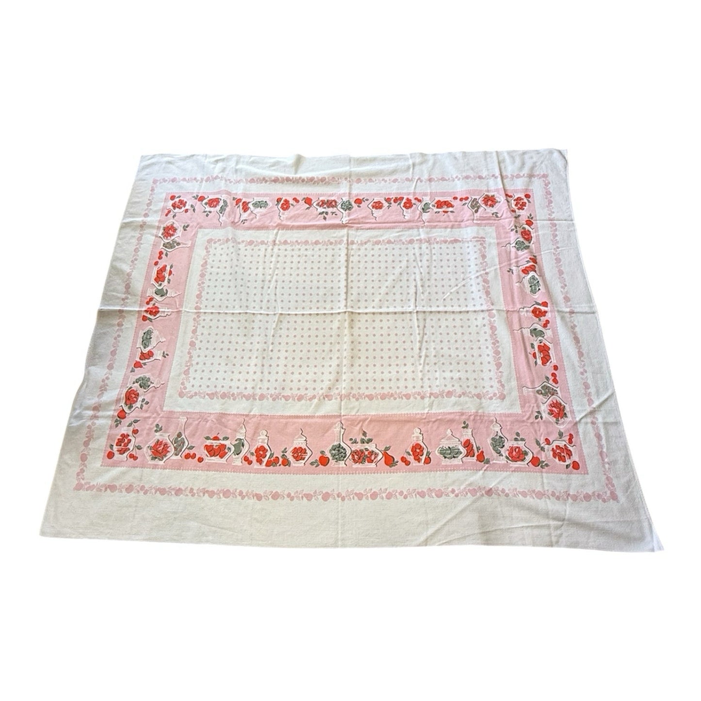Collection Of Five Vintage Tablecloths