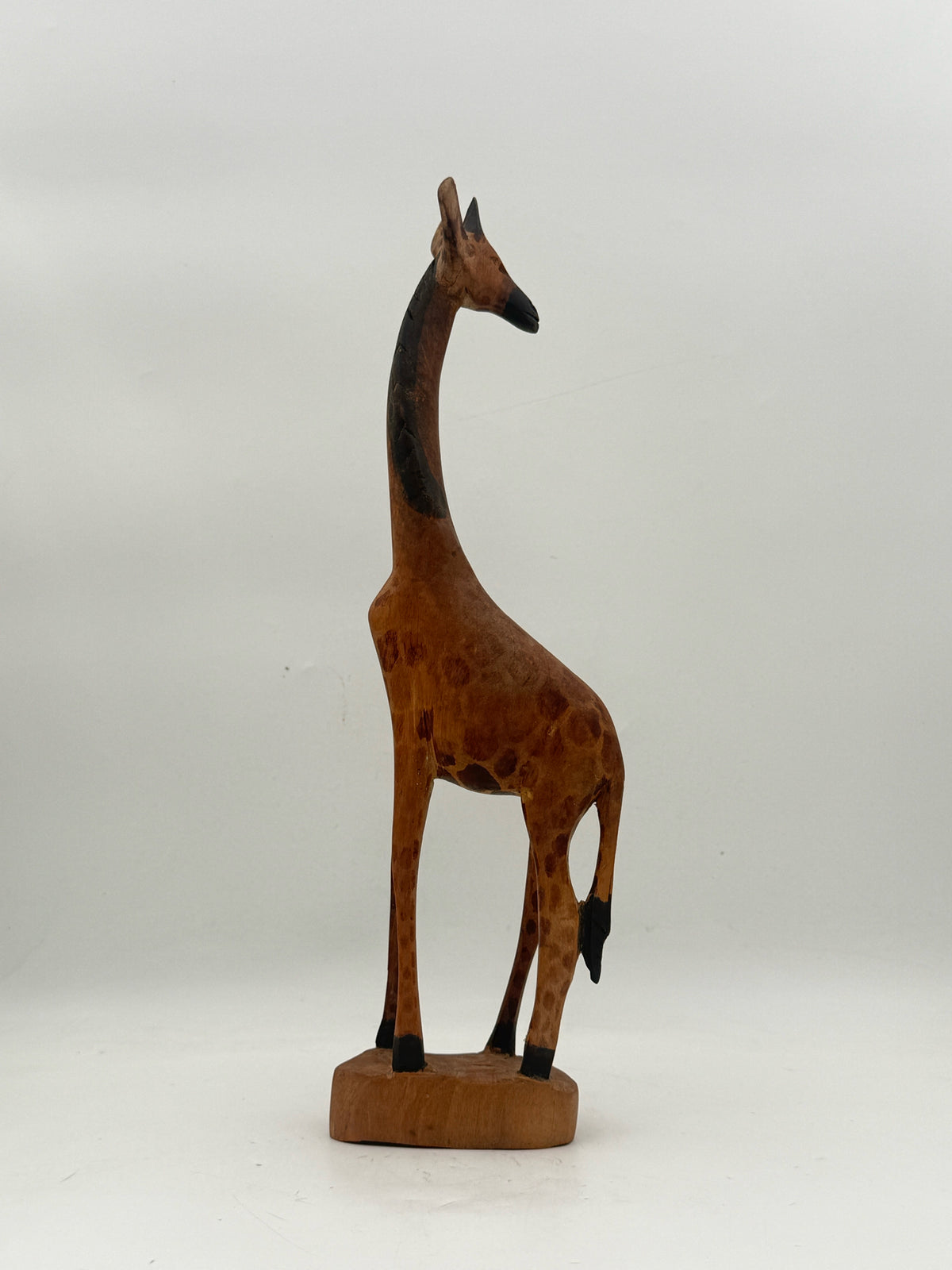 Carved Wood Giraffe