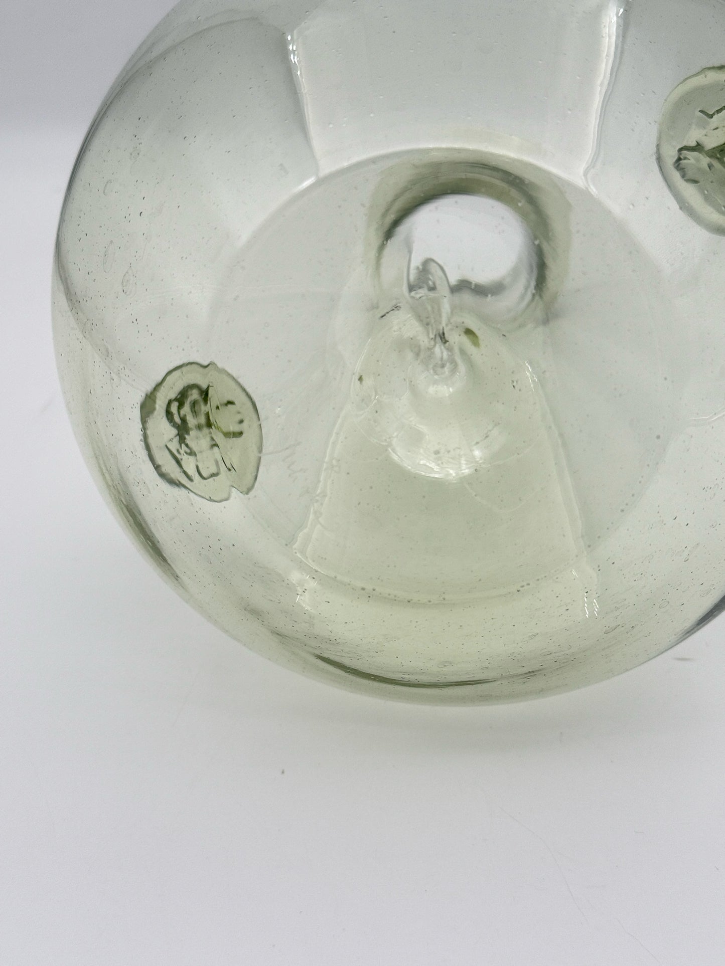 Juliska Athena Green Glass Decanter