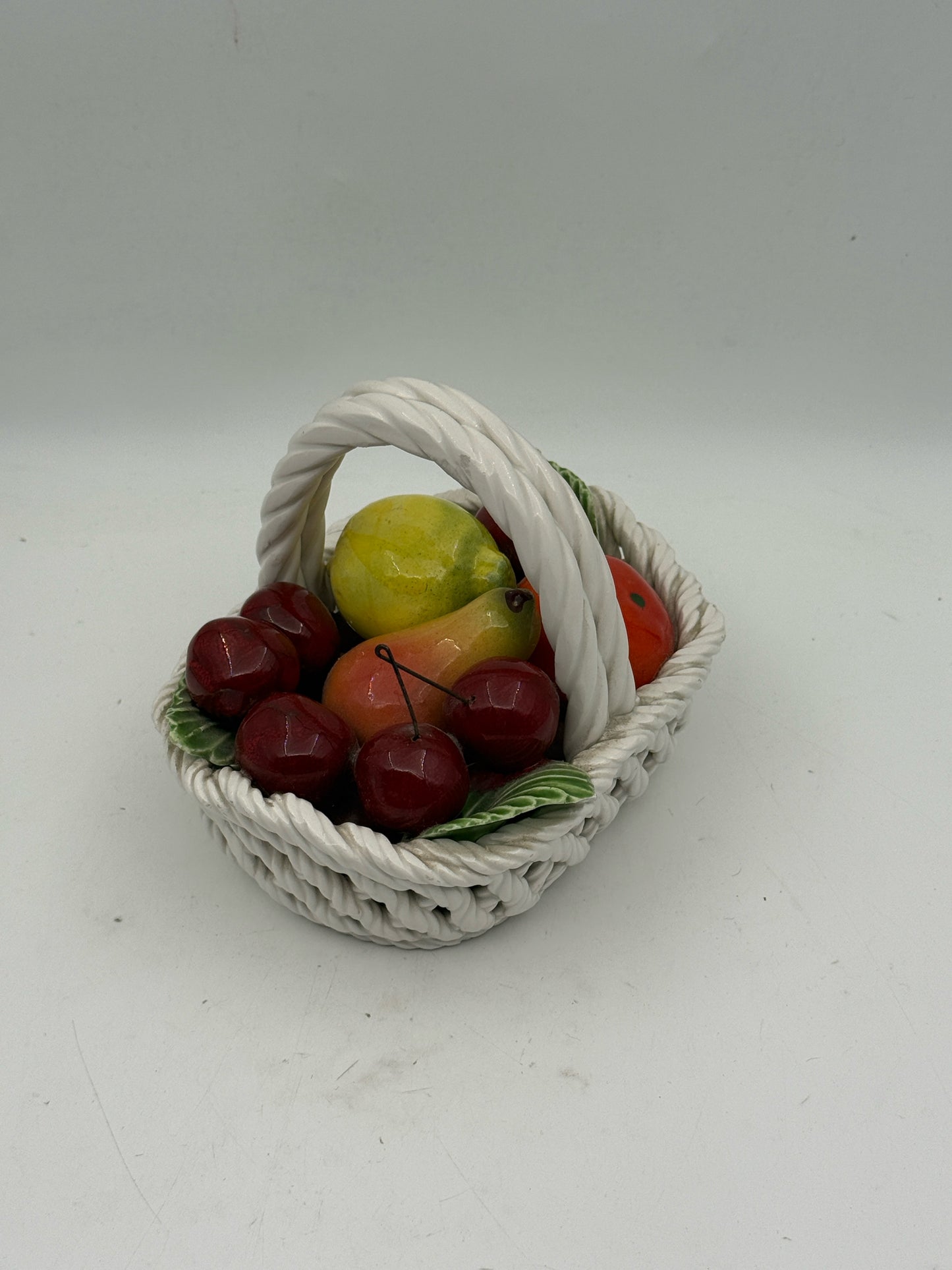 Italian Ceramic Fruit Basket