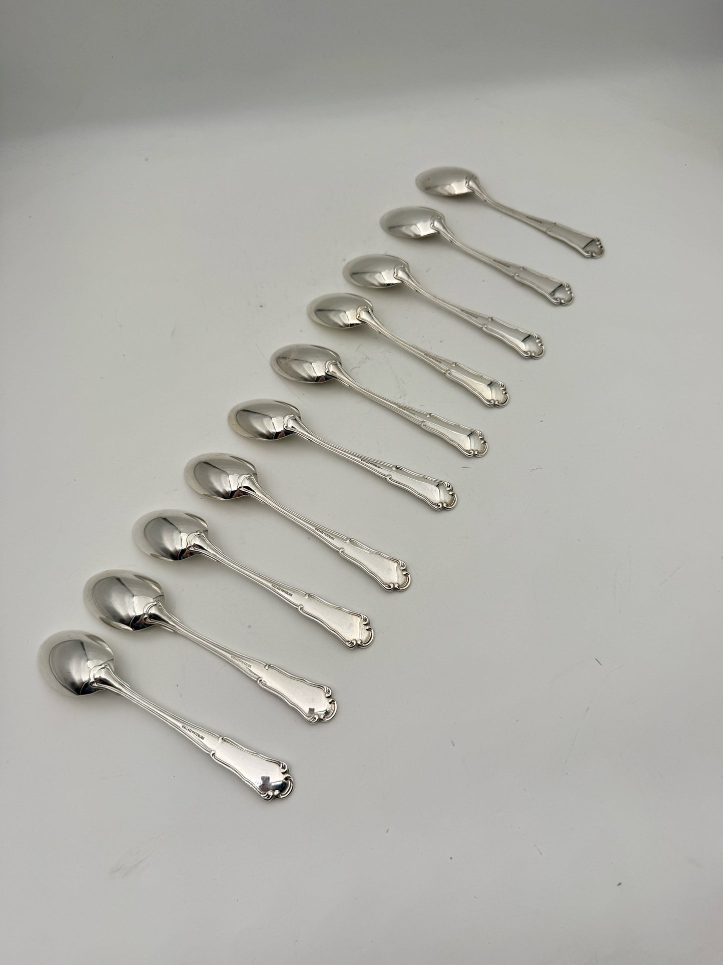Wallace "Barocco" Sterling Silver 10 Person Flatware Set And 3 Serving Pieces- 53 Pieces